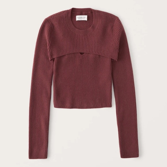 Abercrombie & Fitch Tops Abercrombie Sweater Tank And Shrug Set